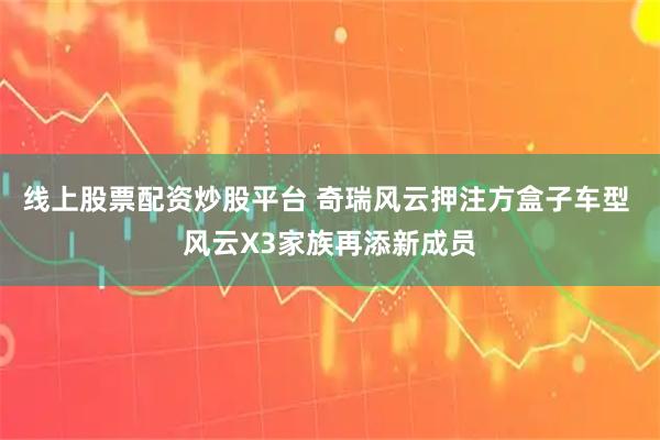 线上股票配资炒股平台 奇瑞风云押注方盒子车型 风云X3家族再添新成员